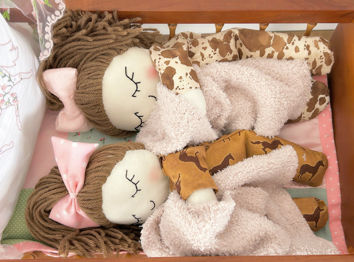 Handmade cowgirl snuggle baby 🐴