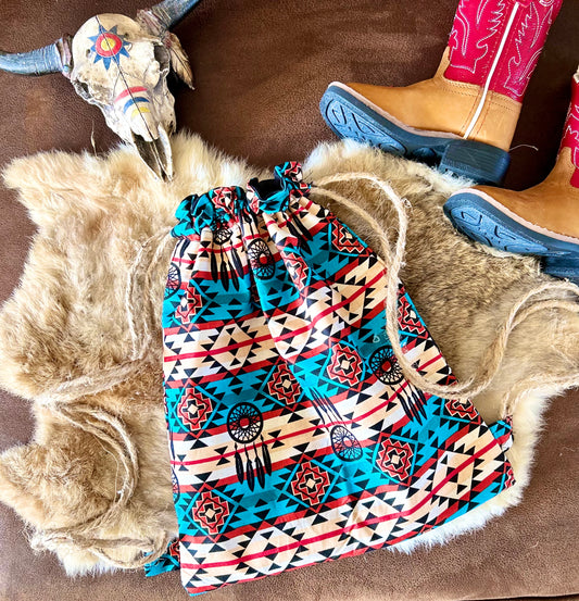 Handmade cowbaby drawstring bag ๐ต