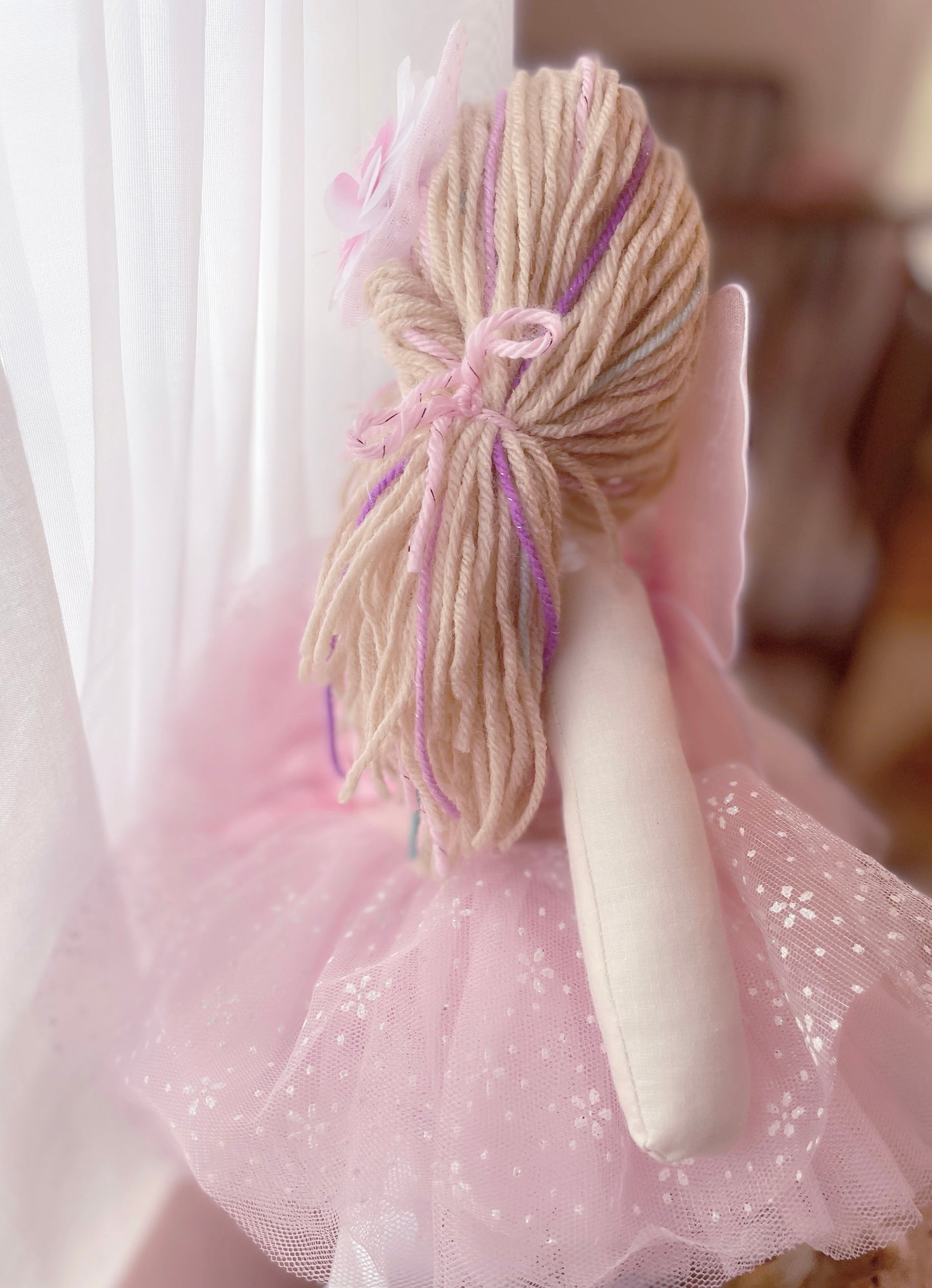 Amy Fairy Doll, Heirloom Fairy doll, handmade Fairy doll, First Doll