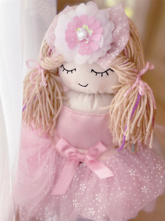 Amy Fairy Doll, Heirloom Fairy doll, handmade Fairy doll, First Doll