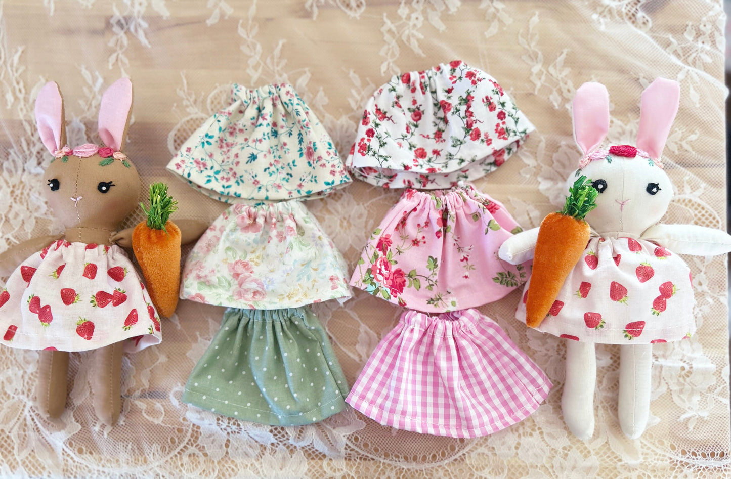 Handmade Baby Bunny Play Set 🐰