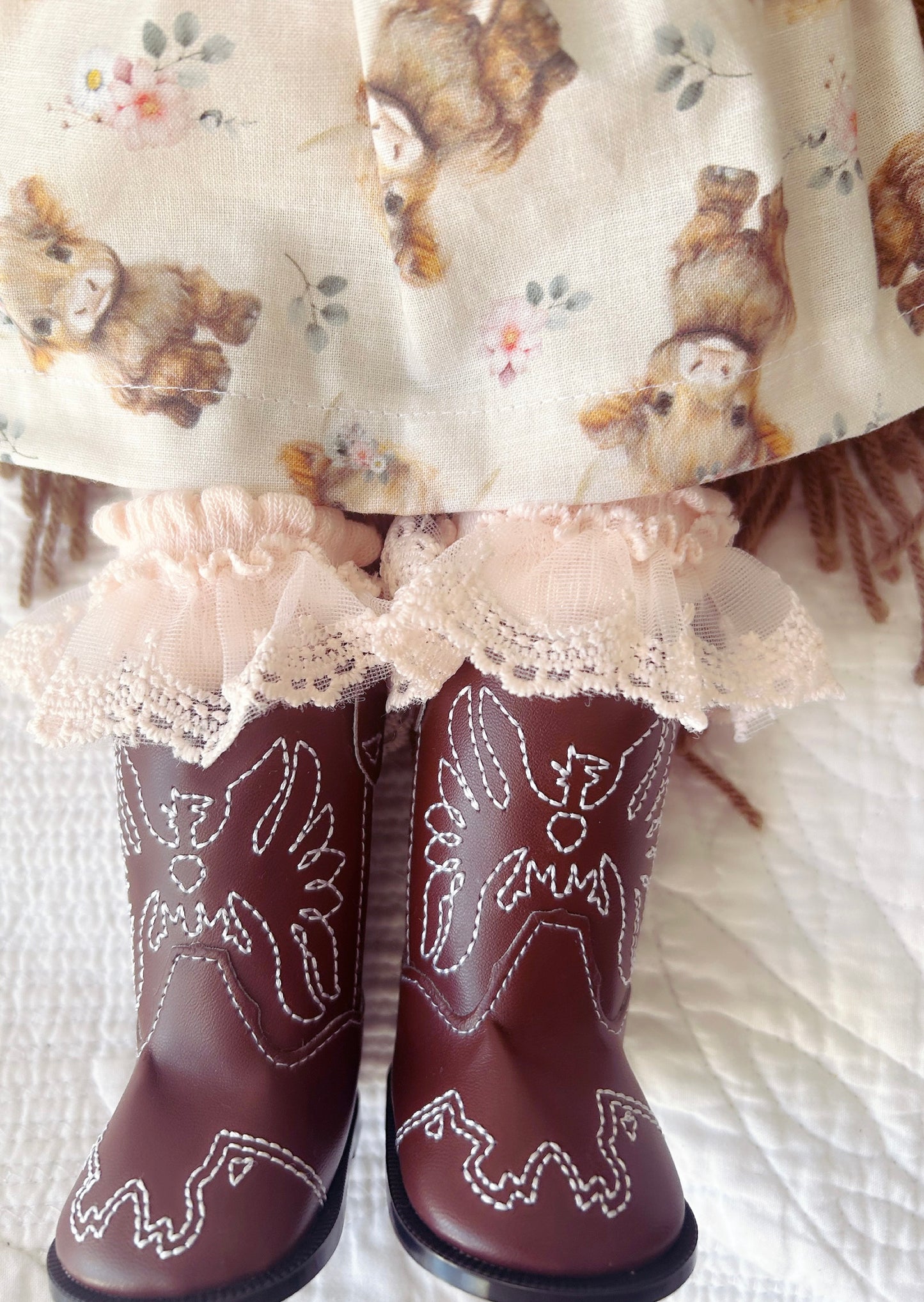 Handmade 15 inch highland doll
