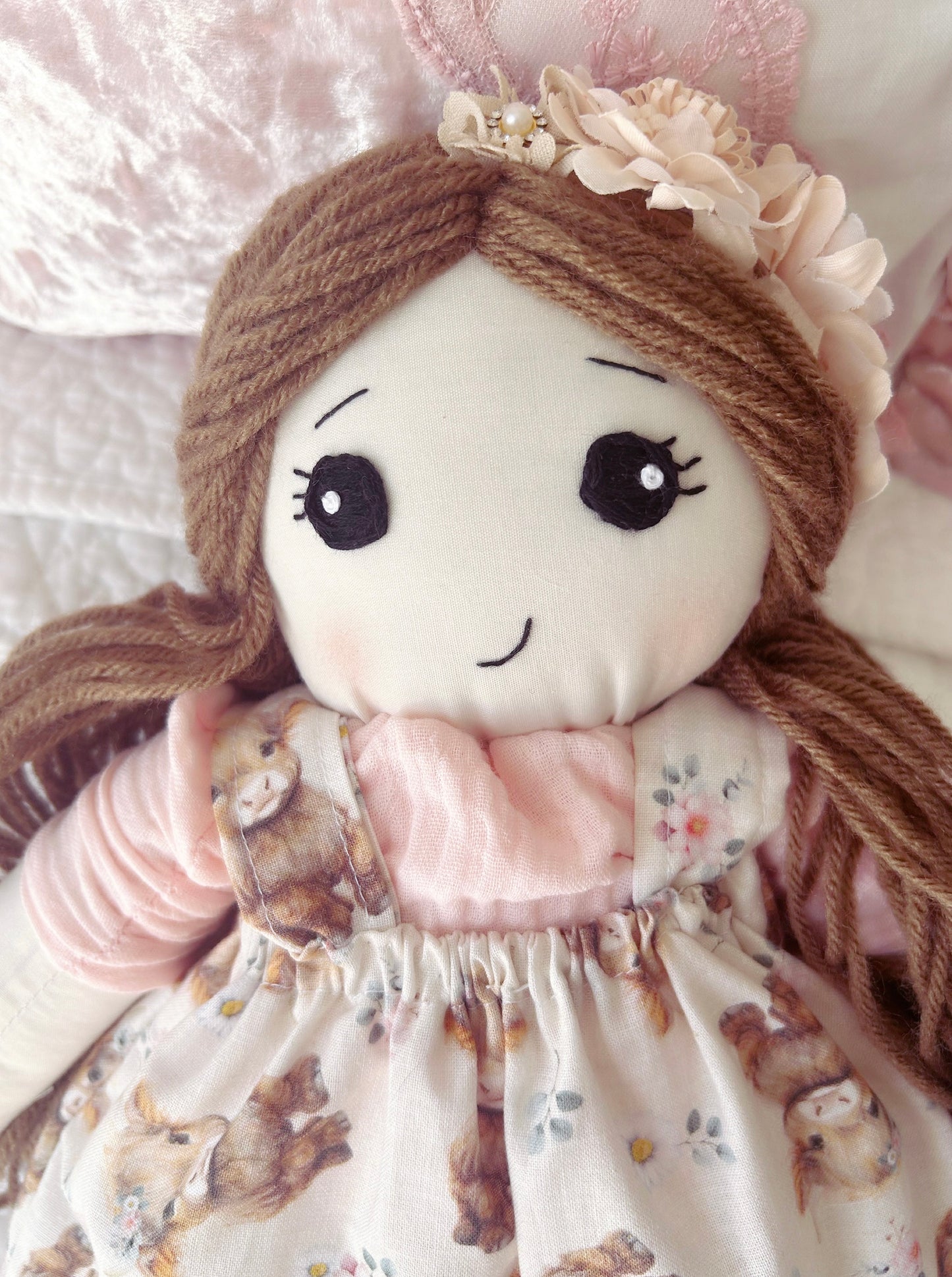 Handmade 15 inch highland doll