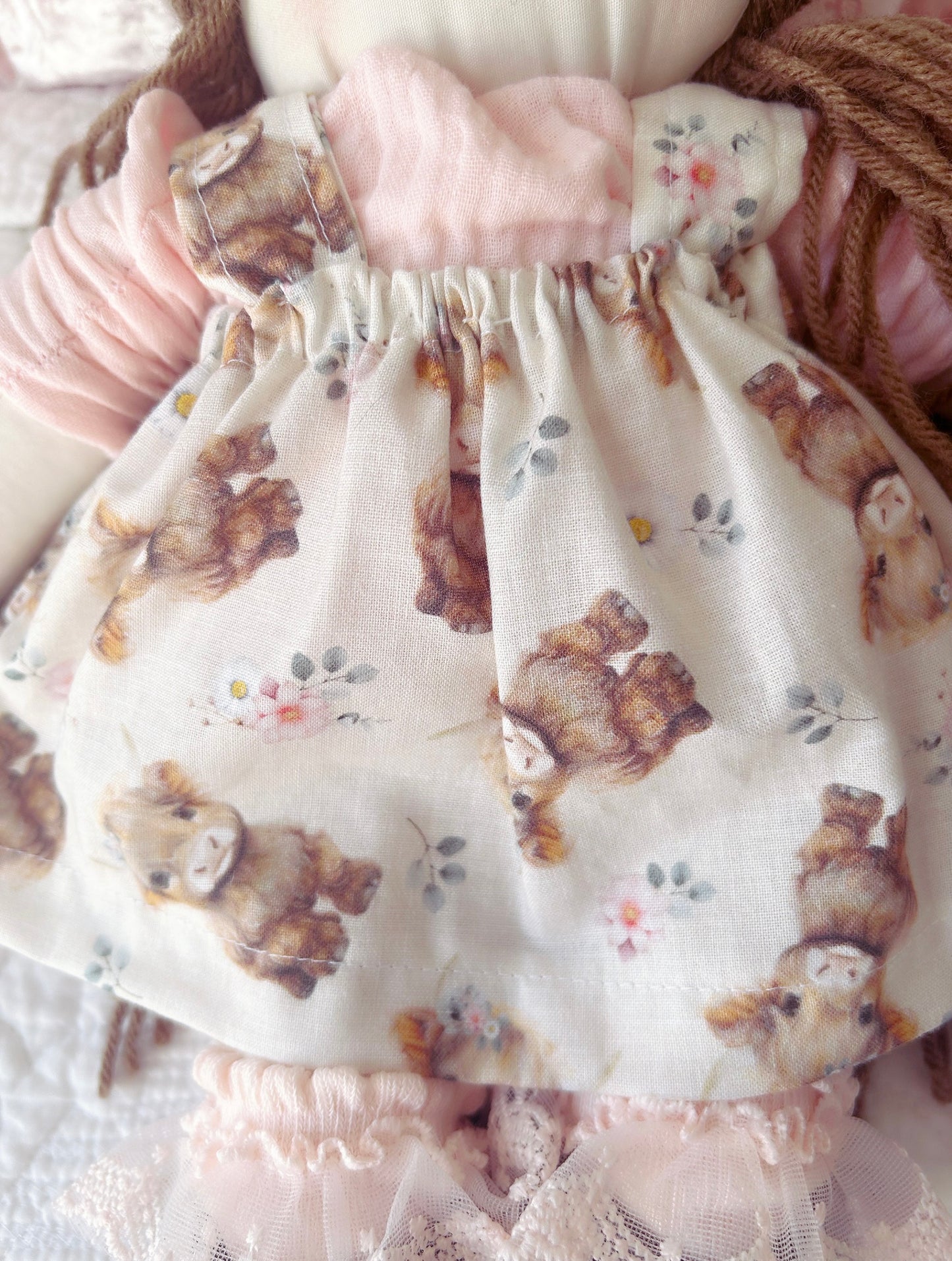 Handmade 15 inch highland doll