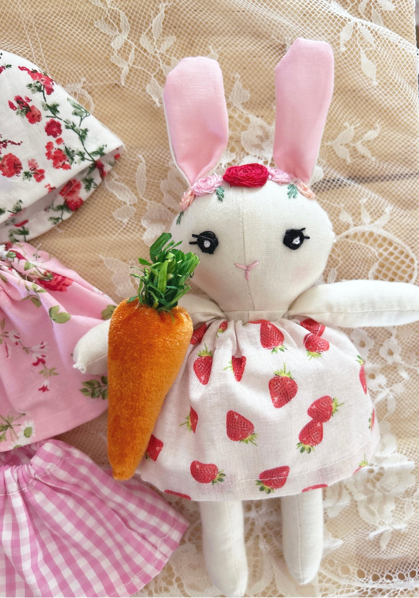 Handmade Baby Bunny Play Set 🐰