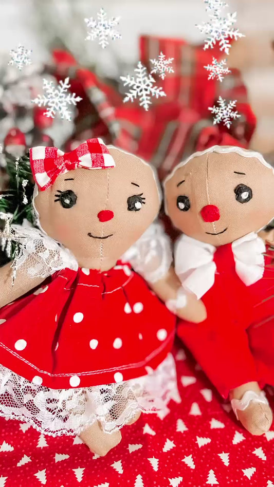 Mini gingerbreads / stocking ornaments